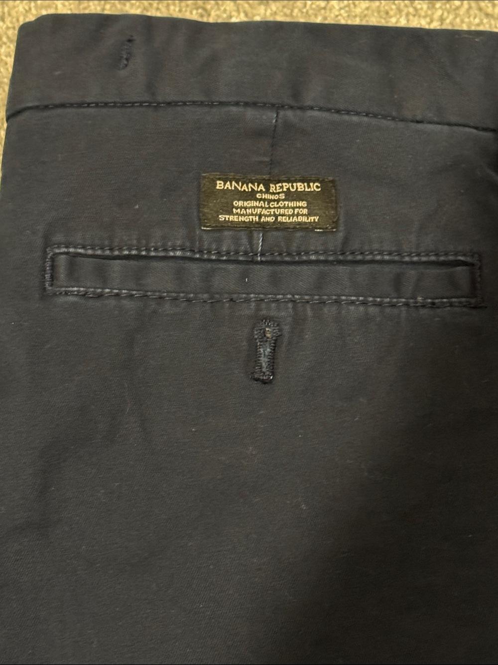 Banana Republic Factory Navy Chinos - Picture 2 of 4